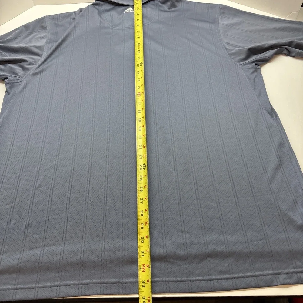 Adidas  Climate Mens Polo Shirt Cool Blue Color Size 2X‎